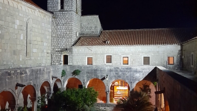 Klaustar samostana u stonu, vigilija sv. franje 2021.