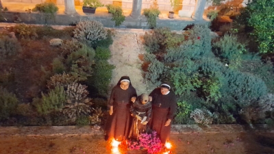 Vigilija sv. franje 2021. u samostanskom klaustru u stonu
